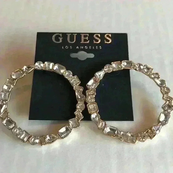 GUESS new Medium Gold-Tone Crystal Front H… - Picture 4 of 12